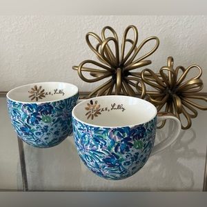 New without Box Lilly Pulitizer Coffee Mug - Set of Two